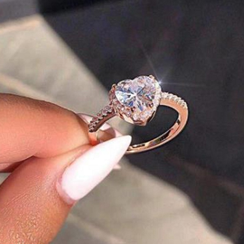 Cincin Pernikahan wanita busana Korea menyukai perak kawin titanium ring