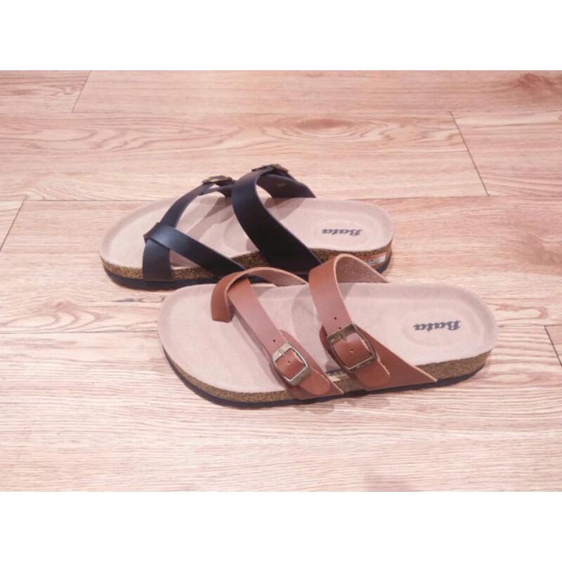 Sandal jepit wanita bahan sintesis bata original
