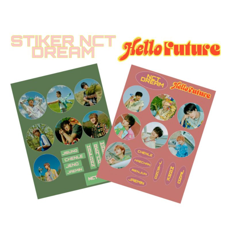 STIKER VINYL NCT DREAM | HELLO FUTURE