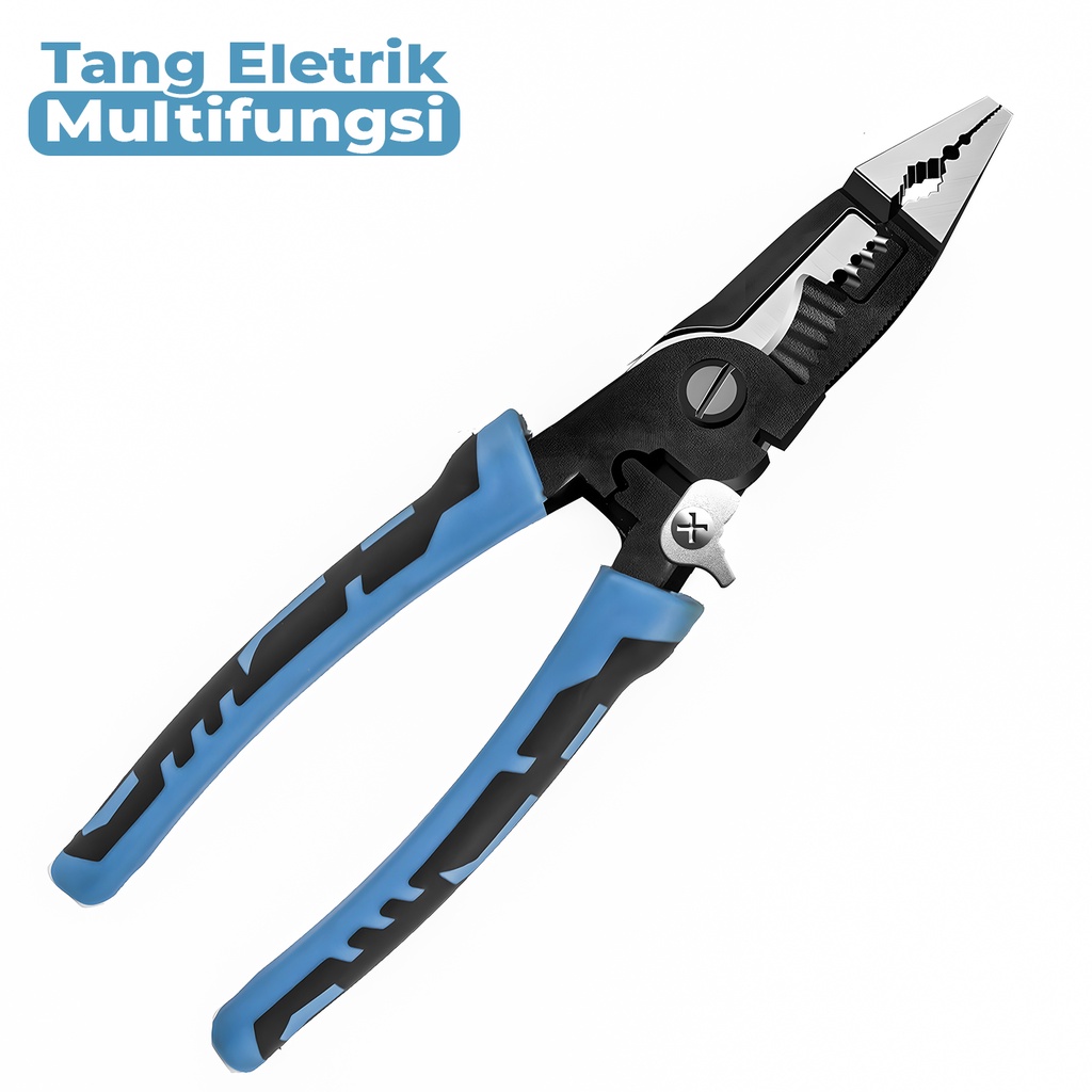 Allefix Tang Pemotong Kabel Listrik 8 inch Multifungsi 6546