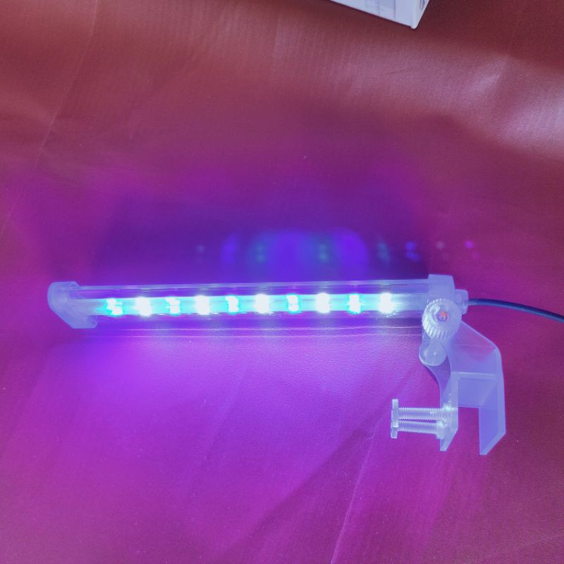 SAKKAI PRO LED-14W 3mode Lampu Aquarium Aquascape Jepit Gantung Crystal