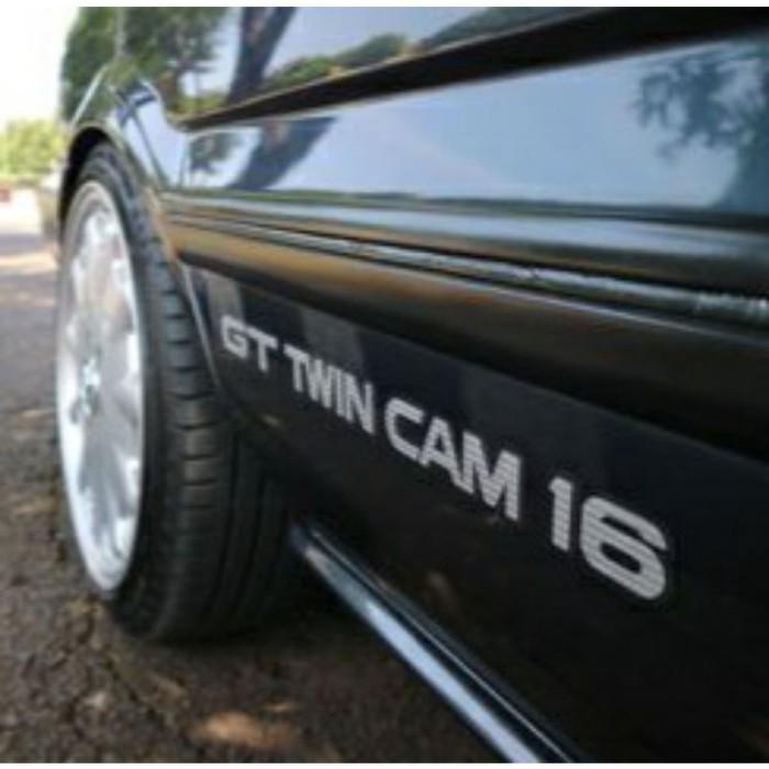 2PCS STICKER PINTU COROLLA TWINCAM AE92 GT TWINCAM 16 (BUKAN CUTTING)