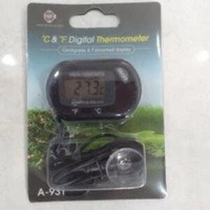 Thermometer Digital Celup Tahan Air Aquarium C&quot;&amp;F&quot;/Suhu Ruangan/Mining