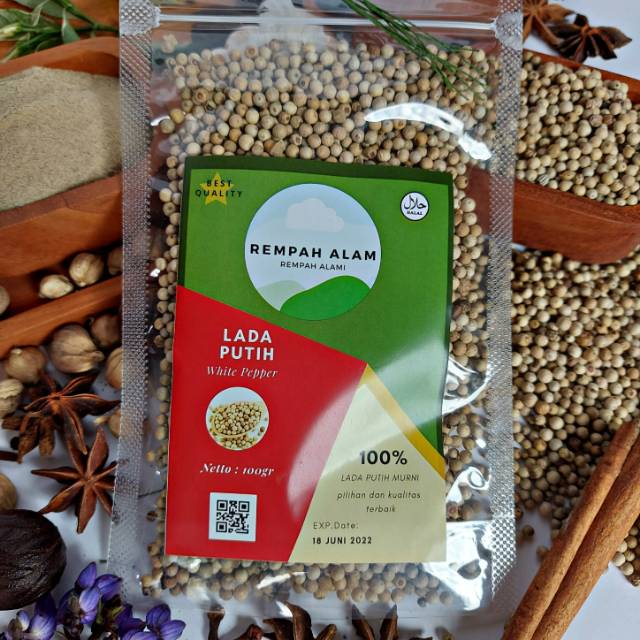 

50gr~100gr Lada Putih / White Pepper by REMPAH ALAM / Rempah / Bumbu / Bumbu Dapur