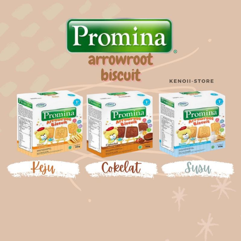 

Promina Biskuit Arrowroot 1+ 100gr