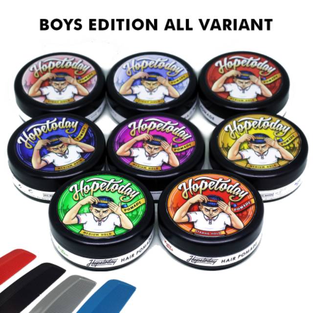 POMADE HOPETODAY harga grosir/reseller murah free sisir dan stiker