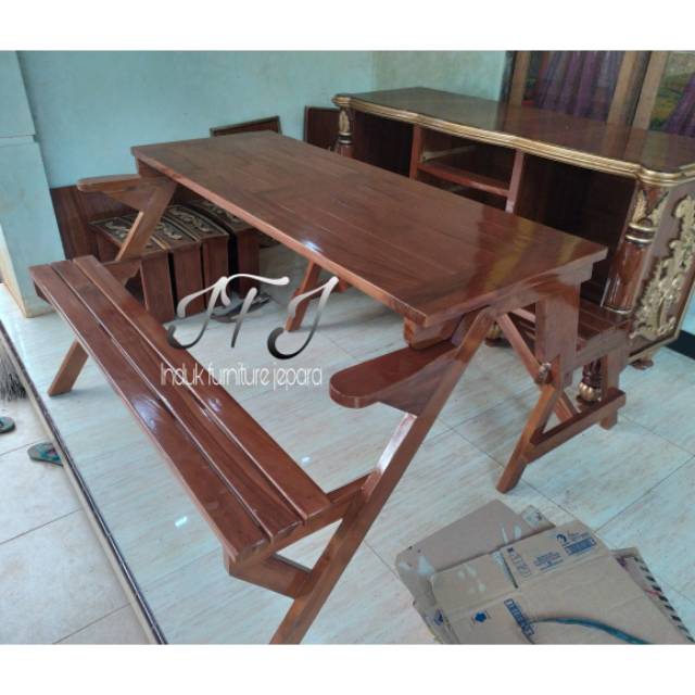 Bangku magic/bangku taman/meja taman/meja lipat/kursi lipat