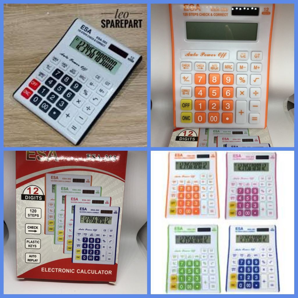 

KALKULATOR ESA-303 BAGUS