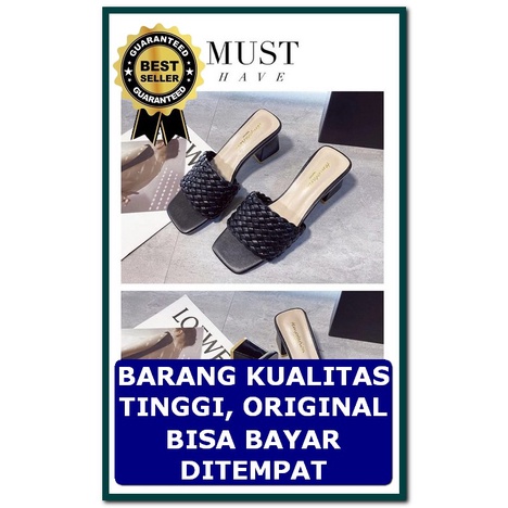 Sendal Heels Kaca Andin Elsa Ikatan Cinta Sandal Hils Higheels Mu MI417 Ami Sepatu  Al0111 Terbaru