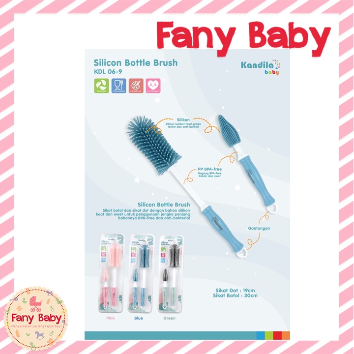 KANDILA BABY SILICONE BOTTLE BRUSH KDL 06-9