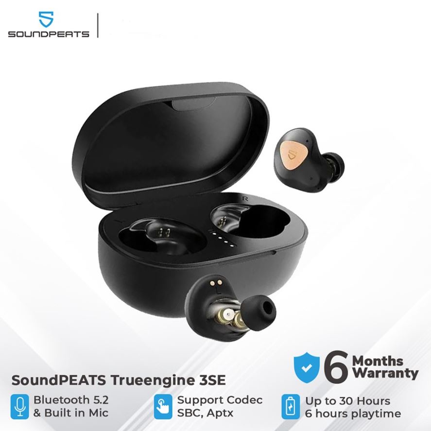 SoundPEATS Trueengine 3SE TWS Headset Bluetooth aptX TrueEngine