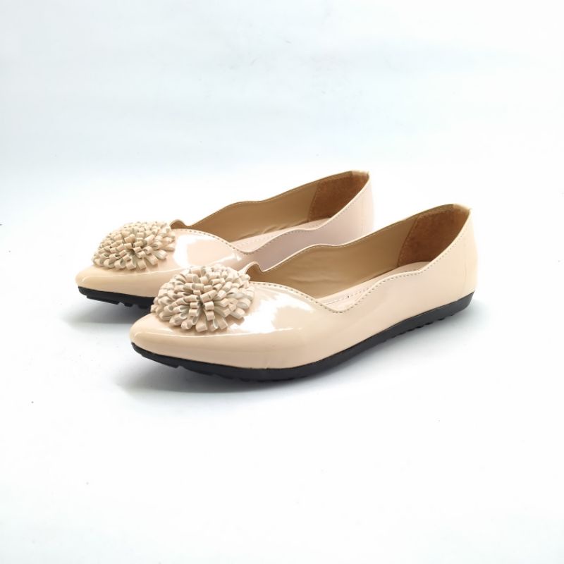 Andas Andis - Sepatu Flatshoes Wanita Glosy Laras