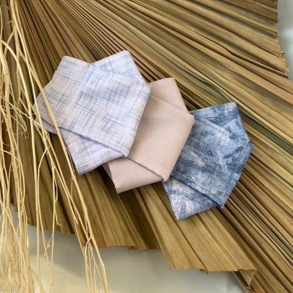 Cover Masker 3D - Texture Collection | Masker Kain Non Medis (Premium) 88-notteid Berkualitas