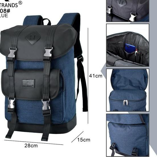 Tas Polo Original| Tas Ransel Pria & Wanita| Tas Polo Trands asli|1808 - Grey