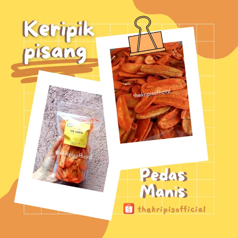 

Keripik Pisang Pedas Manis 100gr [Halal Premium]