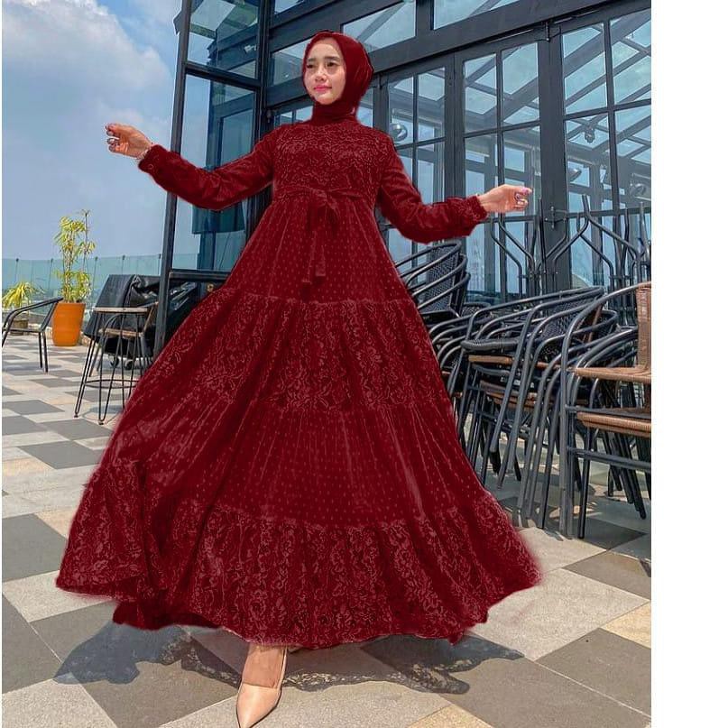 11.11 [COD] GARANSI TERMURAH - ASMIRANDAH GAMIS PESTA / NADHIRA DRESS KONDANGAN SUPER MEWAH/ FARASY