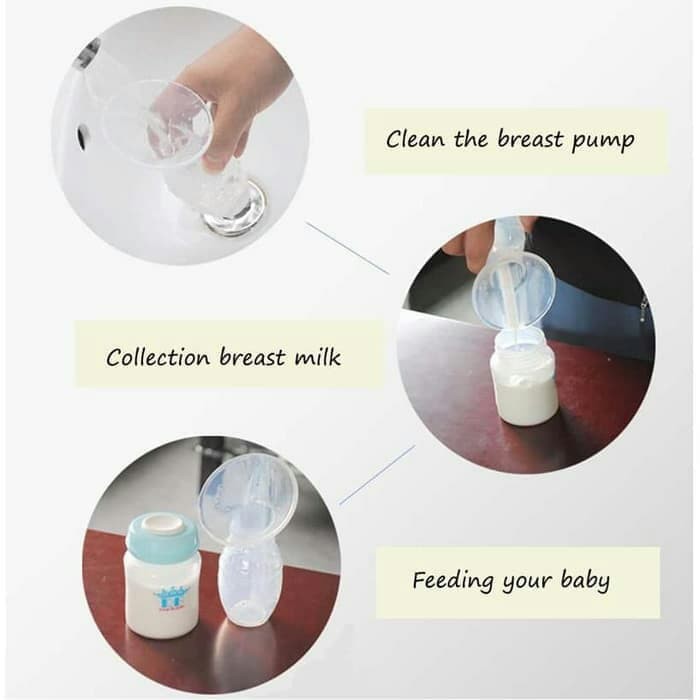 Pompa Asi Manual - Silicone Manual Breast Pump - Tabung Asip