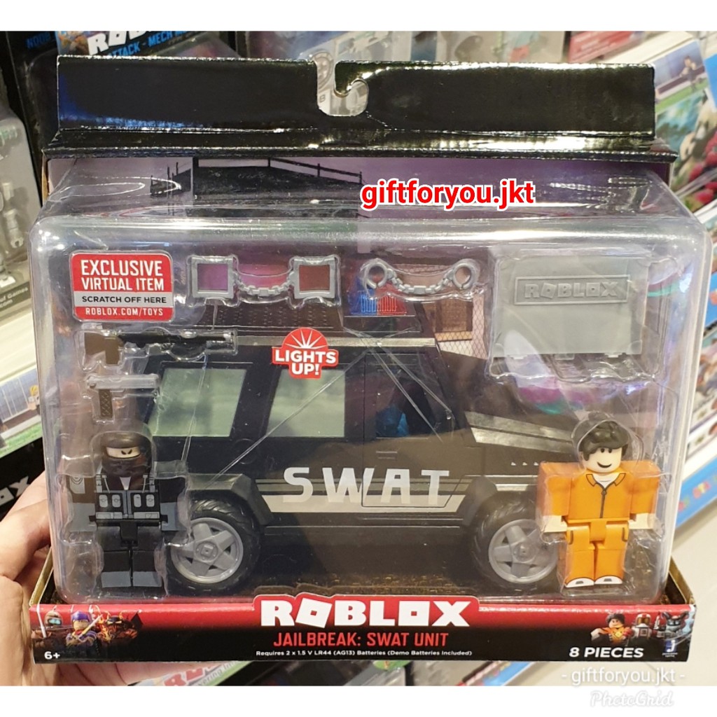 Roblox Jailbreak Swat Unit Vehicle Action Figure Collection Mobil Toy Mainan Anak Car Original Shopee Indonesia - roblox swat id