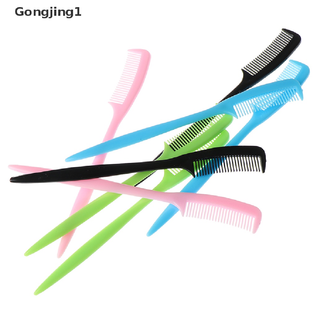 Gongjing1 5pcs / set Sisir Alis / Bulu Mata Extension Bahan Plastik