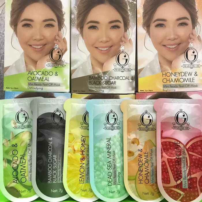 ★ BB ★ MADAME GIE Mini Ready Peel Off Mask | Masker 1 Sachet