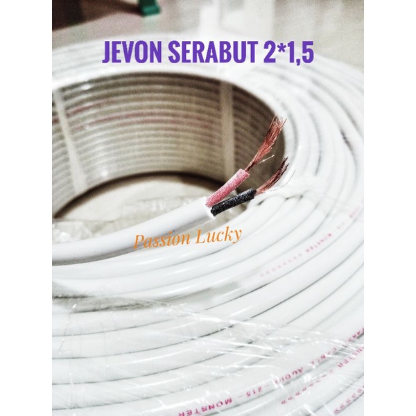 KABEL JEVON METERAN SERABUT HYO METERAN 2X1,5MM/KABEL AUDIO