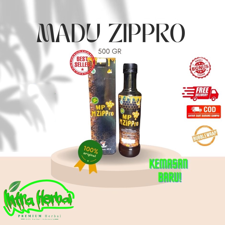 M ZIPRO Madu hitam pahit 500ml original 100%
