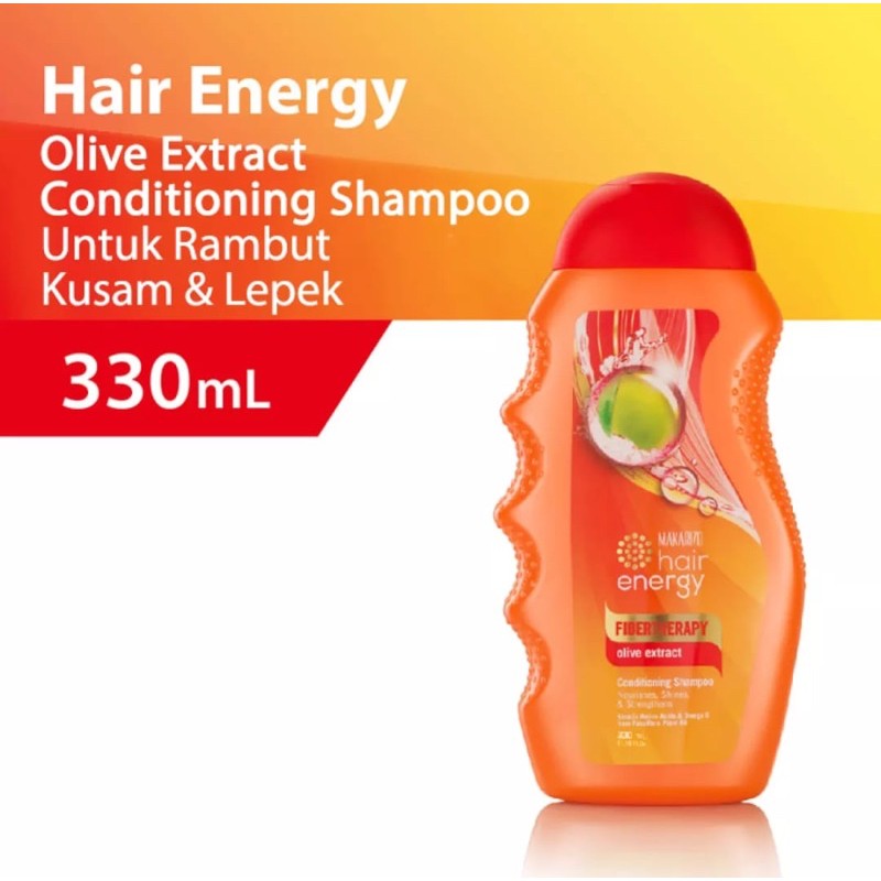 Makarizo Hair Energy Fibertherapy Conditioning Shampo Olive Extract 330ml