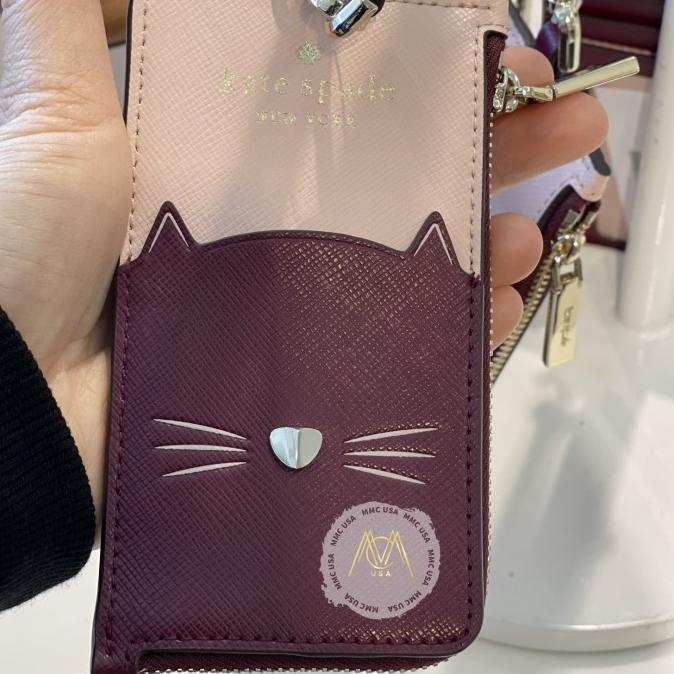 

Office & Stationery | Document Organizer | Kate Spade Card Case Lanyard Meow Ks0657 | Best Seller