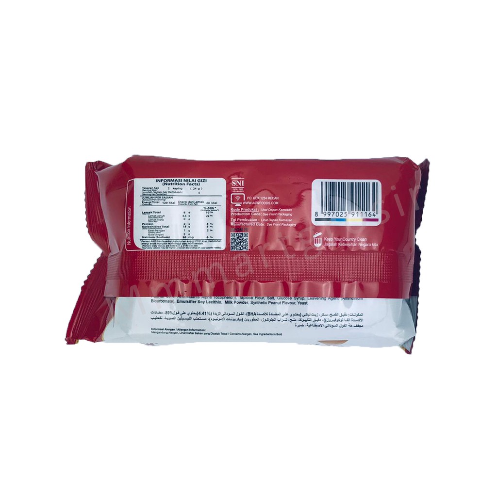 Hatari / Malkist Crackers Peanut / Malkist Salut Krim Kacang / 120g