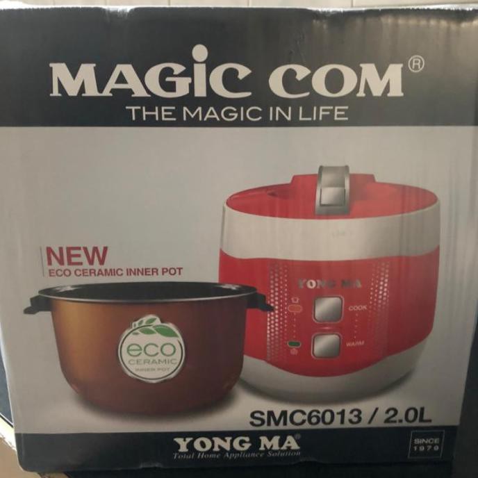 Rice Cooker Yongma Eco Ceramic 2Liter Smc-6013| Rice Cooker 2L Yongma Muliamandiri