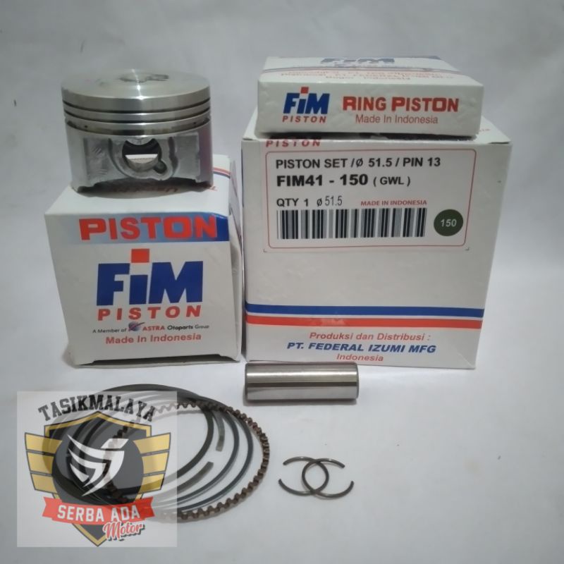 PISTON KIT SEHER KIT FIM 41 GRAND, WIN, LEGENDA, SUPRA X,REVO 100, SUPRA FIT NEW