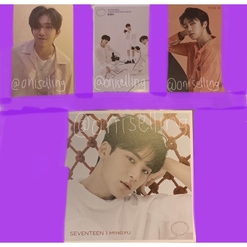 [READY INA] SEVENTEEN 24H LIM C || Mingyu Joshua The8 Jeonghan Seungkwan