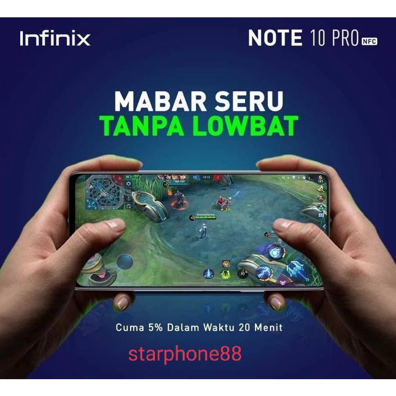 INFINIX NOTE 10PRO NFC 8/128&6/64GB,GARANSI RESMI