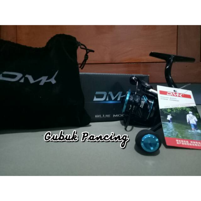 Reel spinning dmk bluemoon 1000