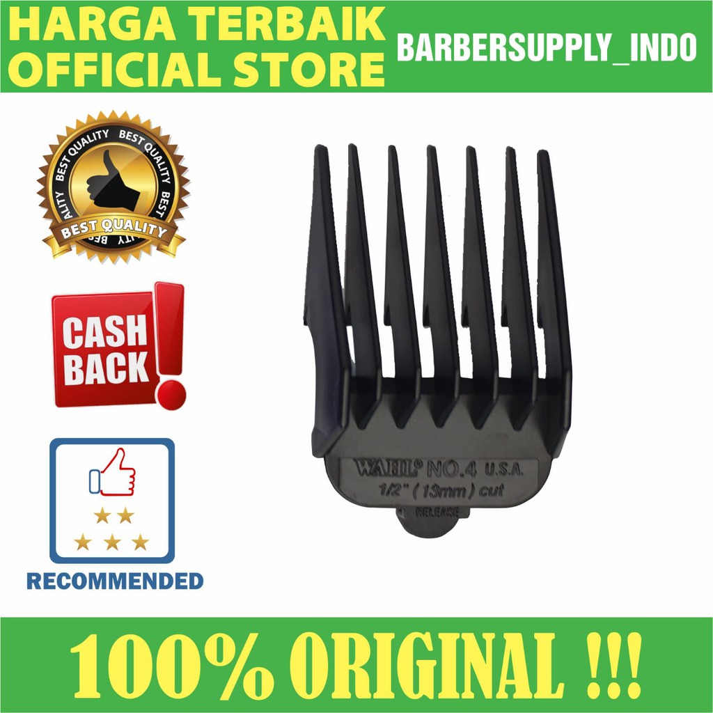 Sepatu Clipper Wahl Ukuran 4 Wahl Guard Attachment Comb ORIGINAL