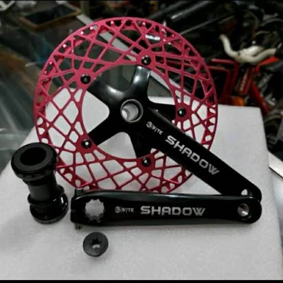 CRANKSET CRANK SET SYTE SHADOW HOLLOWTECH RED