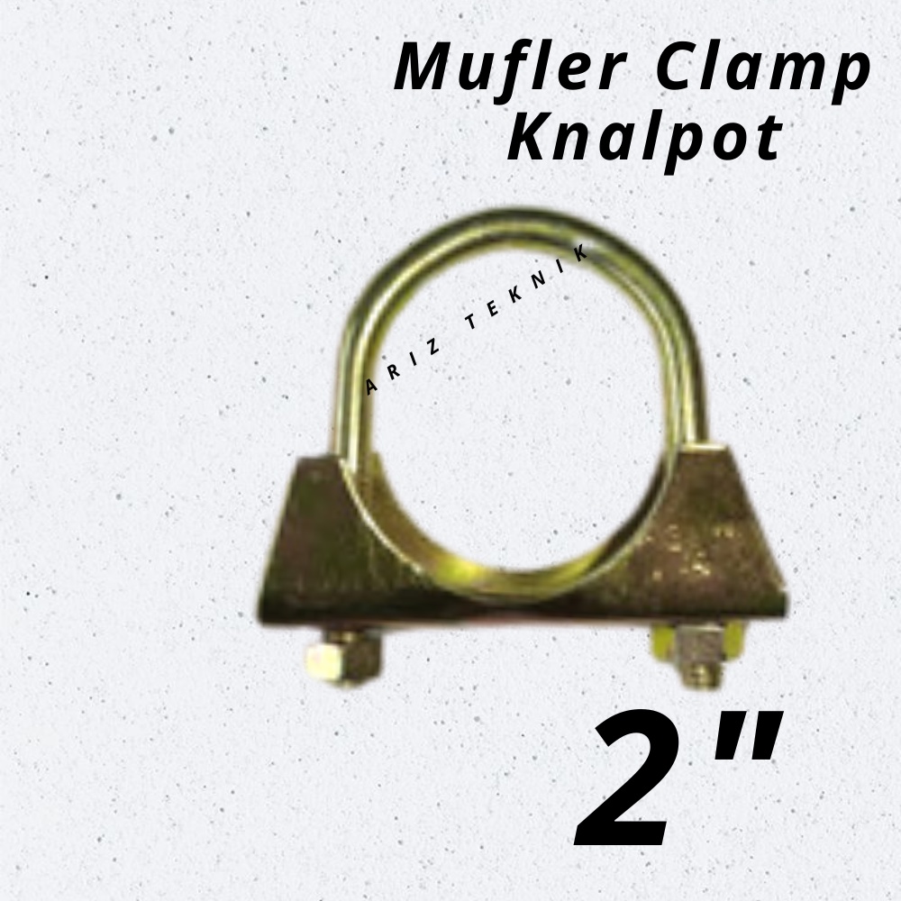 Klem Knalpot 2 inch Exhaust Clamp U Bolt Galvanized