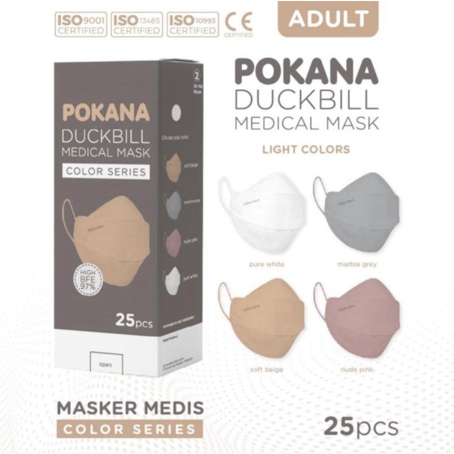 Pokana Masker Duckbill 4ply 4 ply Earloop Evo