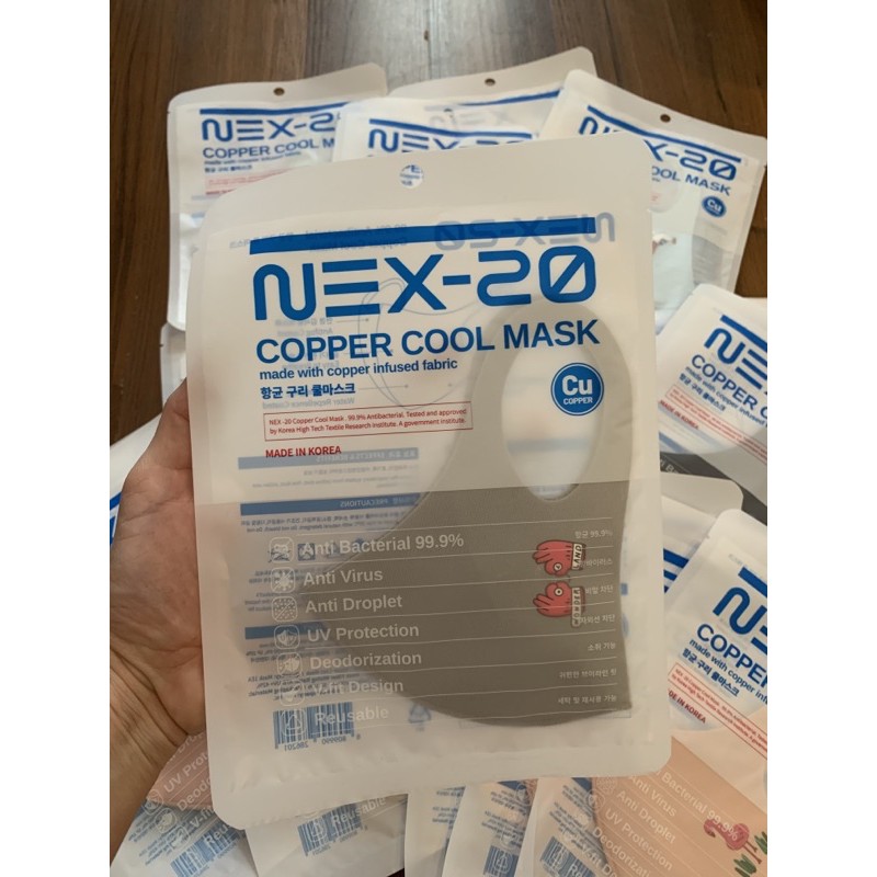 NEX-20 COPPER Ion COOL MASK (made in korea)