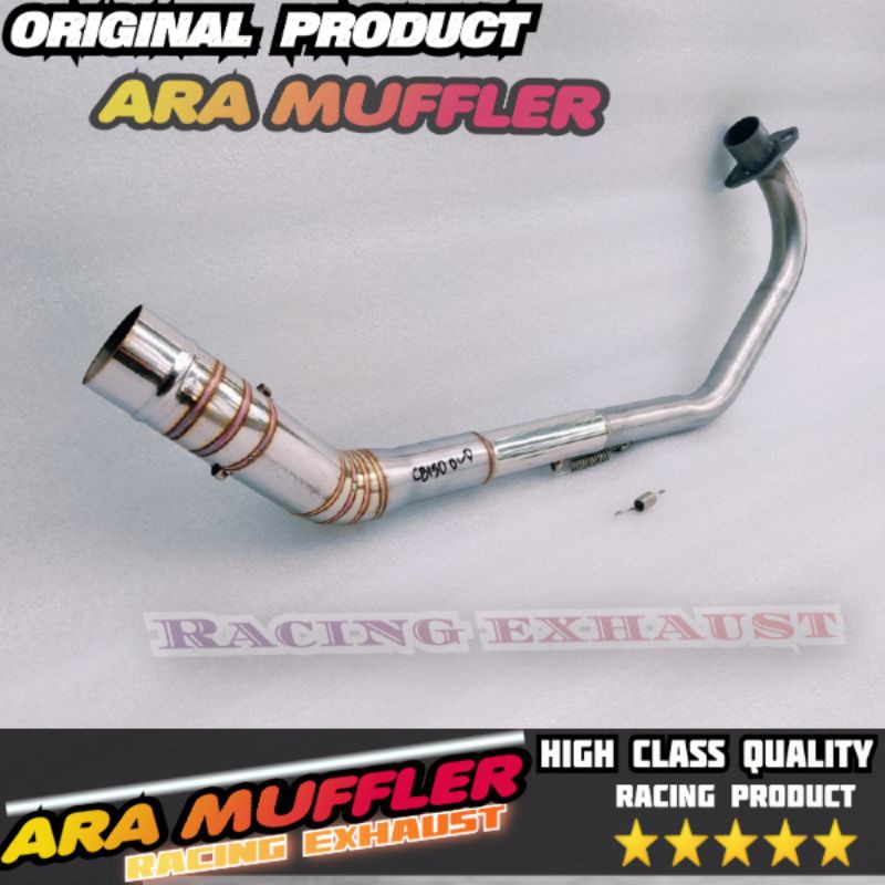 Pipa Leher Knalpot Racing Cb150r Old Lama Cb lama semi stainless