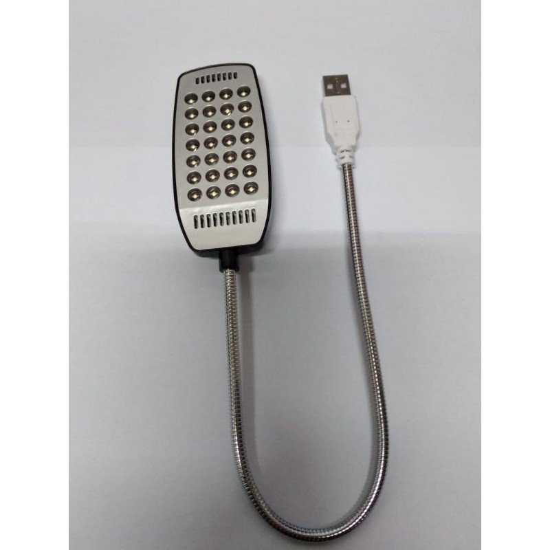 lampu LED USB Lampu Baca 28 LED Colok USB Port Fleksibel Lampu Laptop Lampu Kerja