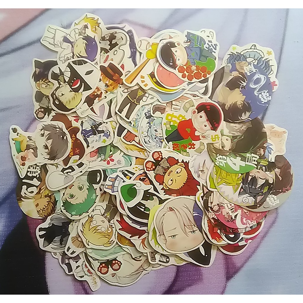 Custom Stiker Anime Bahan Vinyl Shopee Indonesia