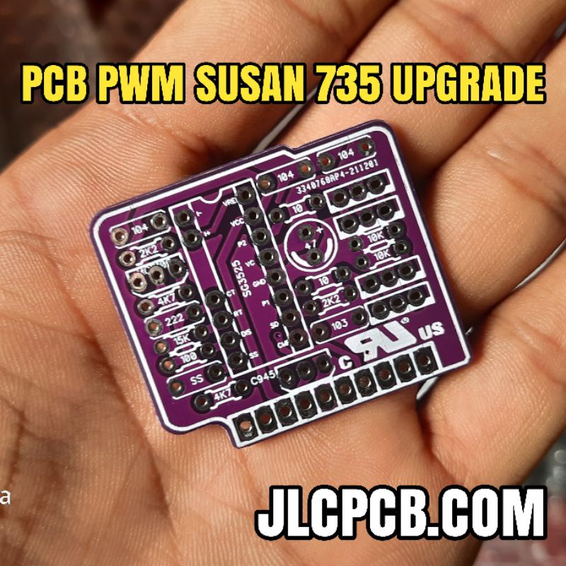 PCB PWM PDC SUSAN 735 UPGRADE SG3525 FULL PROTEKSI DAN TOTEM