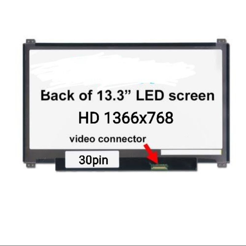 Led Lcd Acer Aspire V3-371 V3-371-56R5 V3-371-51EV V3-331 V3-372 13.3 Slim 30pin HD Atas Bawah