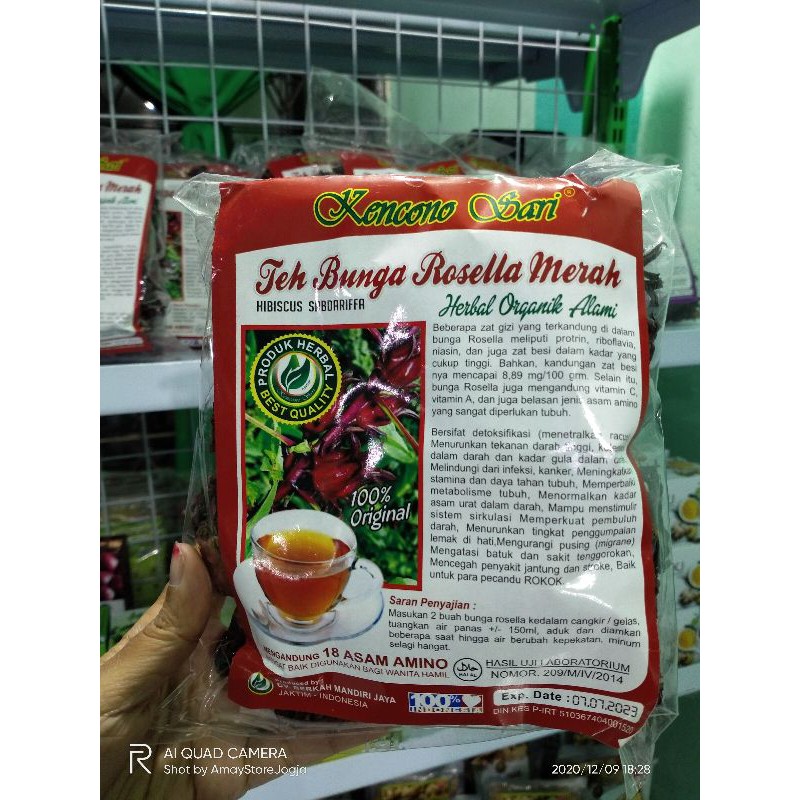 

Teh Bunga Rosella 100gram / Teh Herbal Bunga Rosella Merah