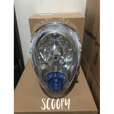 Reflektor Lampu Depan Scoopy Lama Karbu