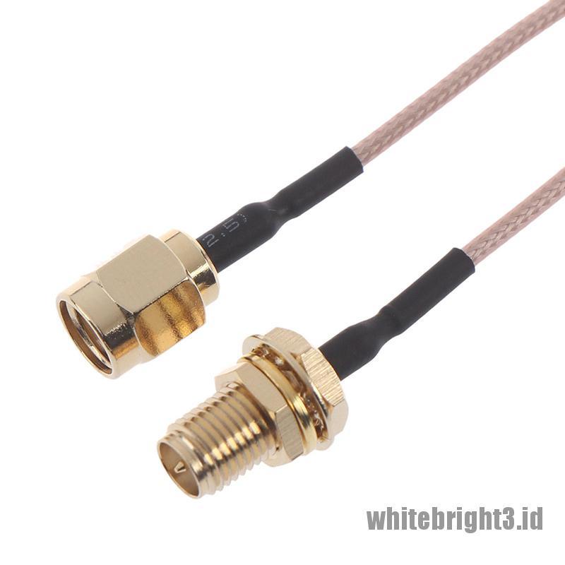 &lt; White3 &gt; Kabel Ekstension router WIFI rp sma male switch rp-sma female pigtail