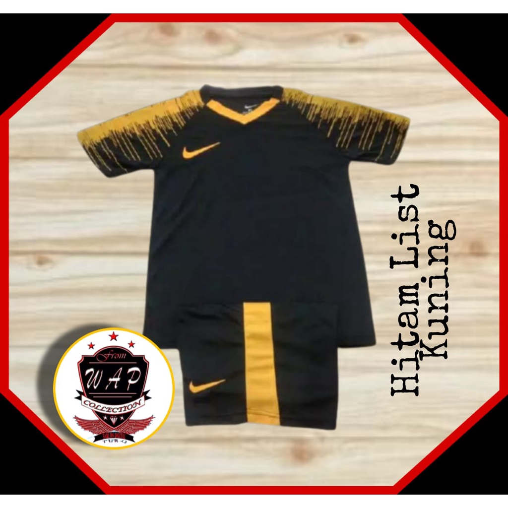 Jersey Anak Laki Laki/ Perempuan Kaos Pakaian Olahraga Baju Sekolah Sepak Bola Badminton Bulutangkis SD SMP Motif Terbaru