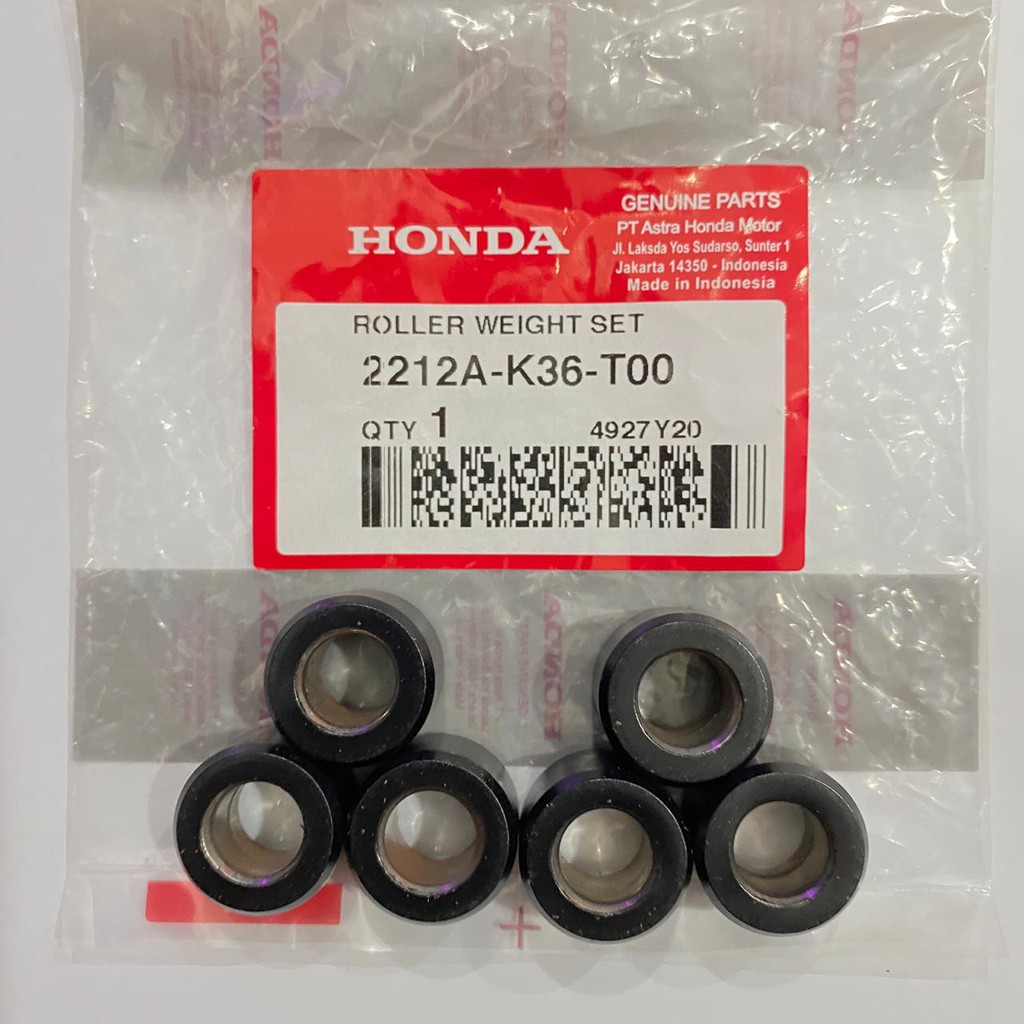 ROLLER VARIO 150 125 SKYWAVE SKYDRIVE SPIN HAYATE 15 GRAM ORIGINAL HONDA