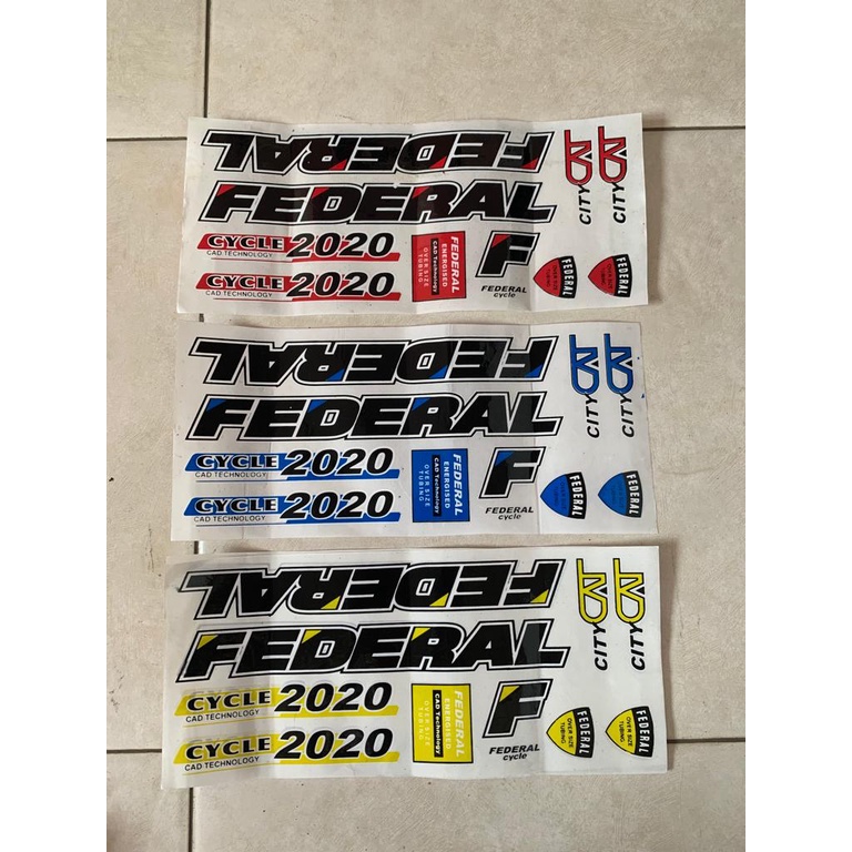 TERMURAH!!! STICKER Sepeda Federal Jadul / Realpict